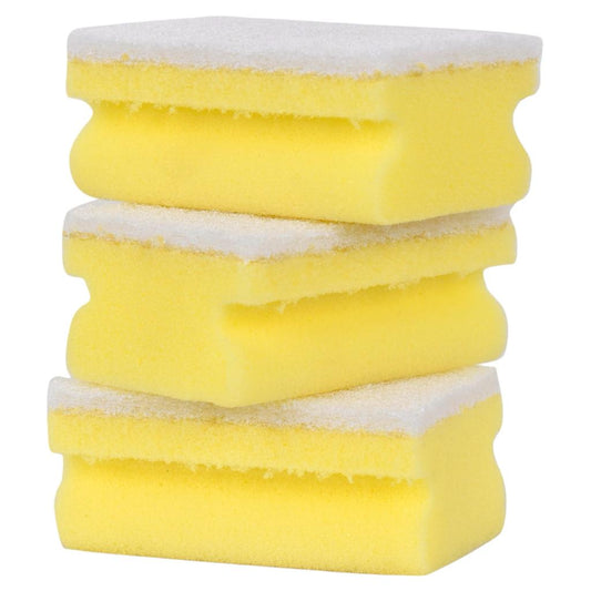 Leechy Anti-Scratch Nail Saver Kitchen Sponge 3 PCS