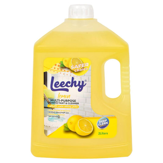 Leechy Multi-Purpose Disinfectant and Cleaner Lemon 2L
