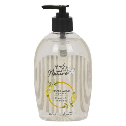 Body & Nature Hand Wash Plumeria & Cedar Wood 400ML