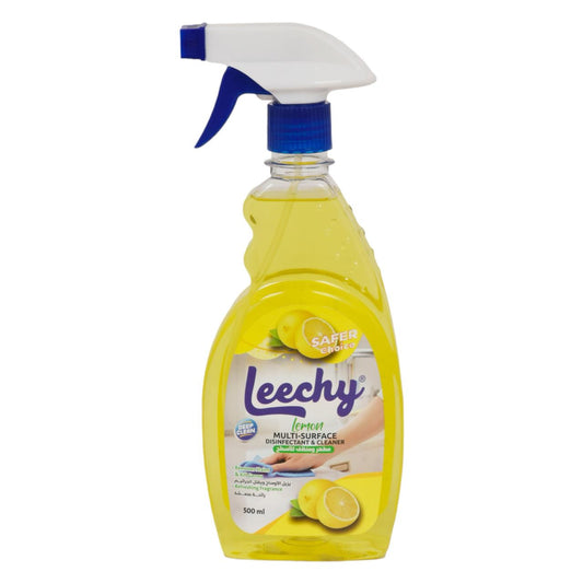 Leechy Multi-Surface Disinfectant and Cleaner Lemon 500ML