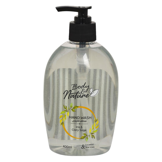 Body & Nature Hand Wash Iris & Clary Sage 400ML