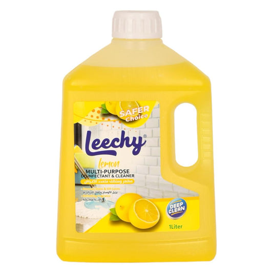 Leechy Multi-Purpose Disinfectant and Cleaner Lemon 1L