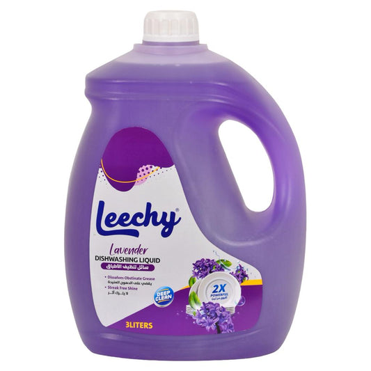 Leechy Dishwash Liquid Lavender 3L