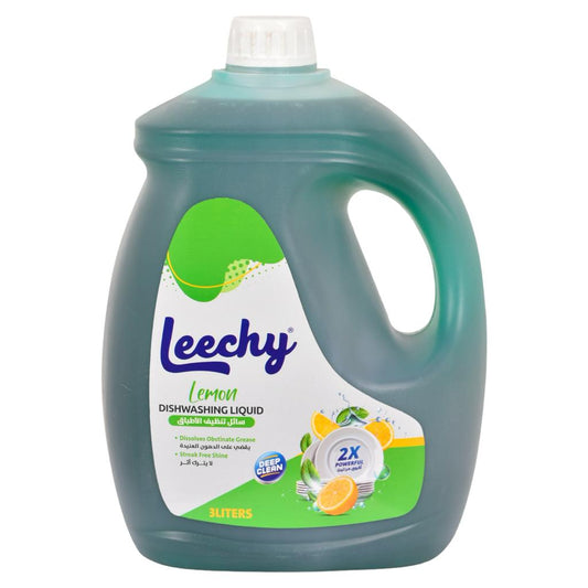 Leechy Dishwash Liquid Lemon 3L