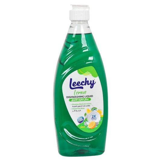 Leechy Dishwash Liquid Lemon 600ML